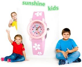 img 3 attached to Fun and Stylish Girls' Watch - Perfect Birthday Gift for Kids!