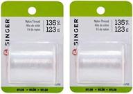 🧵 singer clear invisible thread 135 yard sewing - ultimate solution for invisible stitches logo