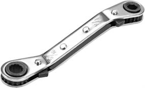 img 4 attached to Uxcell Reversible Ratcheting Wrench 16 Inch