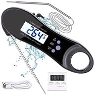 🐖 pigmoon dual probe meat thermometer 2021: instant read with backlight, magnet & calibration - 2 in 1 digital kitchen cooking food candy thermometer for bbq grill smoker logo