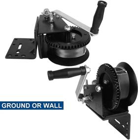 img 2 attached to 🔧 Robust Universal Winch Mount Bracket: Securely Mount Your Winch with Heavy-Duty Right Angle Bracket - Ideal for Trailers, ATV, Trucks, and Vehicles