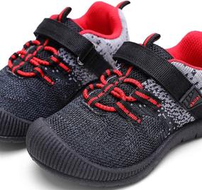 img 3 attached to 👟 Okilol Toddler Sneakers: Stylish and Supportive Athletic Running Boys' Shoes!