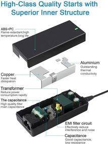 img 2 attached to 💡 TCORE 19.5V 3.34A AC Adapter Charger: Dell Chromebook 11, Inspiron 15, and more