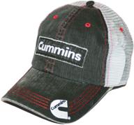 🧢 cummins embroidered patch denim mesh cap/hat feat. bd cummins diesel engines logo