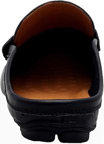 img 1 attached to 👞 Go Tour Slippers: Breathable Leather Men's Shoes for Ultimate Comfort