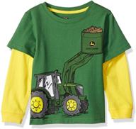 🚜 john deere boys little black boys' clothing: quality apparel for young farmers logo