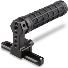 img 4 attached to 🎥 Black CAMVATE Quick Release Rubber Grip Top Handle with NATO Rail for Blackmagic Pocket Cinema Camera