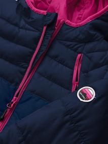 img 2 attached to 🔥 Stay Cozy and Stylish with Big Chill Girls' Down Blend Puffer