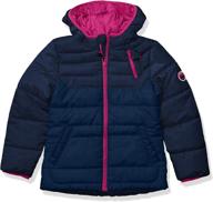 🔥 stay cozy and stylish with big chill girls' down blend puffer логотип