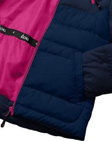 img 1 attached to 🔥 Stay Cozy and Stylish with Big Chill Girls' Down Blend Puffer