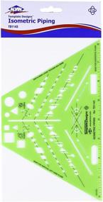 img 1 attached to 📐 Alvin TD1143 Isometric Piping Template - 8.5 x 5.25 Inches - .030 Thickness