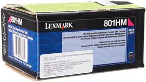 img 1 attached to Lexmark 80C1HM0 Magenta Return Program