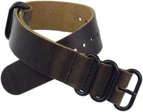 img 3 attached to Men，Brown 22Mm，Stainless Relacement Watchband Infantry