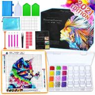 🎨 набор для росписи "zoncolor diamond painting kit": все необходимые аксессуары для искусства для взрослых и детей - включает инструменты, ручки, драгоценные камни и контейнеры для хранения. логотип