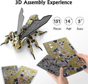 img 2 attached to Microworld Mechanical Bumblebee Building Puzzles