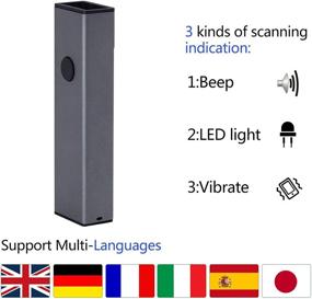 img 2 attached to 📱 Ultimate Portable 1D 2D QR Wireless Bluetooth Barcode Scanner: Versatile Compatibility for Windows, Mac, Android, iOS, PC, Smartphone