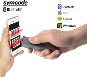 img 1 attached to 📱 Ultimate Portable 1D 2D QR Wireless Bluetooth Barcode Scanner: Versatile Compatibility for Windows, Mac, Android, iOS, PC, Smartphone