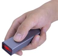 📱 ultimate portable 1d 2d qr wireless bluetooth barcode scanner: versatile compatibility for windows, mac, android, ios, pc, smartphone logo