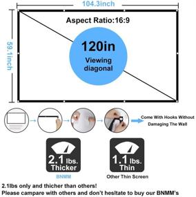 img 2 attached to Проекционный экран 16 Проектор с защитой от складок