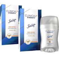 🌧️ stay dry with secret clinical strength invisible solid anti-perspirant deodorant - pack of 2 logo