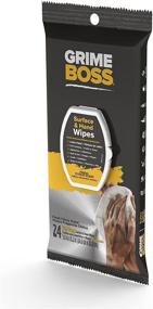 img 2 attached to Grime Boss Heavy Duty Hand & Surface Wipes (24 Total Wipes) – Skin-Safe Wet 🧽 Wipes for Hands, Equipment, Tools, Garden, Automotive & More – Easily Remove Oil, Grease & Dirt