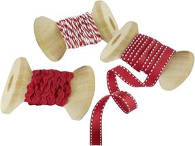 img 1 attached to 🎁 Ginger Ray Christmas Ribbons Kit with Butchers Twine, 3 Pack: Perfect for Present Wrapping