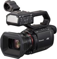 panasonic x2000 4k professional camcorder: 24x optical zoom, wifi hd live streaming, 3g sdi output, hc-x2000 (usa black) logo