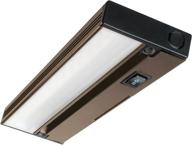 💡 enhance your home with nicor lighting's 12 inch oil-rubbed bronze led under cabinet light fixture (nuc-4-12-hl-w-ob) логотип