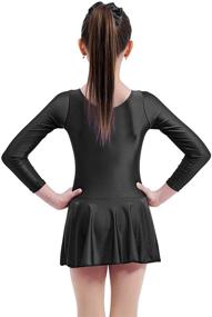 img 1 attached to 👯 Girls' Active Dancewear - Mvefward Skirted Leotard Sleeve Clothing