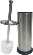 premium linen store stainless steel toilet brush &amp; holder - tb025962: durability meets style logo