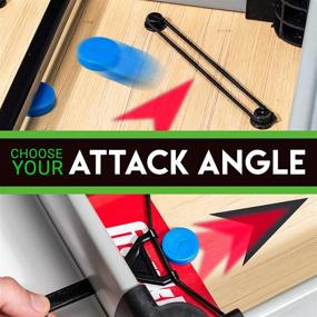 img 1 attached to 🏓 Franklin Sports Sling Puck + Shuffleboard Tabletop Game - Fast Action 2-in-1 Game Set for All Ages - Family Gameroom Fun!