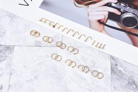 img 3 attached to 👃 20G Nose Rings Set - AllerPierce - 30-40Pcs Bone Screw L Shaped Nose Studs - Hypoallergenic Tragus Cartilage Nose Ring Hoop - Stainless Steel Nose Piercing Jewelry for Women and Men