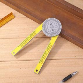 img 3 attached to Protractor Measuring Building Suitable Carpenters