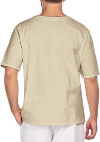 img 2 attached to 👕 COOFANDY Cotton Hippie Shirts for Men - Fashionable Clothing in T-Shirts & Tanks