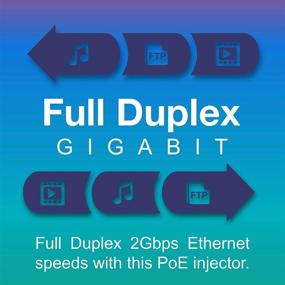 img 3 attached to ⚡ TRENDnet TPE-113GI Gigabit Power Over Ethernet Injector: High-Speed, Full Duplex Performance for Network Devices up to 328 ft, 15.4W Power Delivery, Black