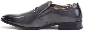 img 2 attached to 👞 Classic Square Loafers: Casual Men's Slip-On Shoes - Style & Comfort