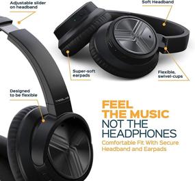 img 2 attached to 🎧 TREBLAB E3 (2020) - Premium Active Noise Cancelling Headphones with 50H Battery Life, Bluetooth 5.0, and Built-in Microphone - Ideal for Work, Travel, and Sports