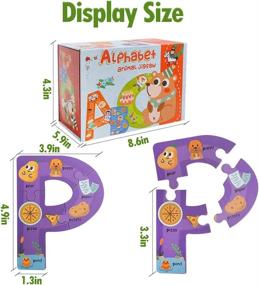 img 3 attached to Boost Alphabet Recognition with Montessori Preschool Educational Tool