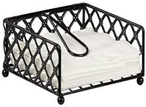 img 1 attached to 🏠 Organize with Style: Home Basics Lattice Napkin Holder