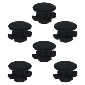 img 4 attached to Wyfun 6pcs WP-100 WP100 Black Replacement Reservoir Tank Valve Rubber Gasket for Waterpik