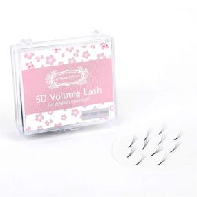 img 2 attached to 👁️ 5D Volume Eyelash Extensions - Pre Made Fan Technique - Russian Volume - Loose Volume Lashes - Thickness 0.07 mm - C Curl, 0.07X12mm