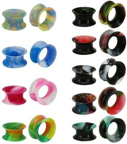 img 4 attached to Silicone Flexible Colorful Expander Piercing