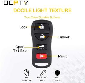 img 1 attached to OCPTY Entry Remote Transmitter Replacement Interior Accessories and Anti-Theft