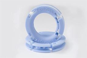 img 1 attached to 🦷 Premium Dental Floss with Zip Rings Reusable Floss Holder