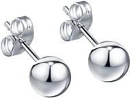 💎 sleek and stylish: aoedej sterling silver tiny ball stud earrings for all genders logo