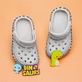 img 1 attached to 👶 Comfortable Toddler Garden Outdoor Sandals Slippers for Boys