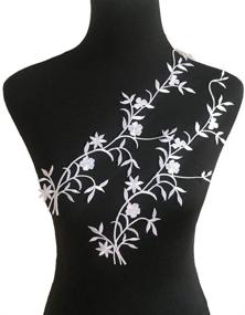img 3 attached to Flowers Applique Embroidery Accessory Cheongsam Sewing