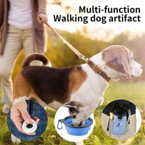 img 3 attached to 🐾 JHMY TigaKafee Clicker Dog Treat Bag: Multi-Purpose, Portable and Adjustable - Ideal for Dog Training, Walking, and Hiking