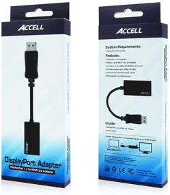 img 1 attached to 🔌 Адаптер Accell DP в HDMI - Наслаждайтесь 4K UHD @60 Гц и 3D разрешениями с DisplayPort 1.2 и HDMI 2.0 - Черный (B086B-011B)