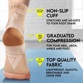 img 2 attached to 🧦 OptiNerve Compression Therapy: Advanced Solution for Neuropathy, Fasciitis & Tendonitis Treatment